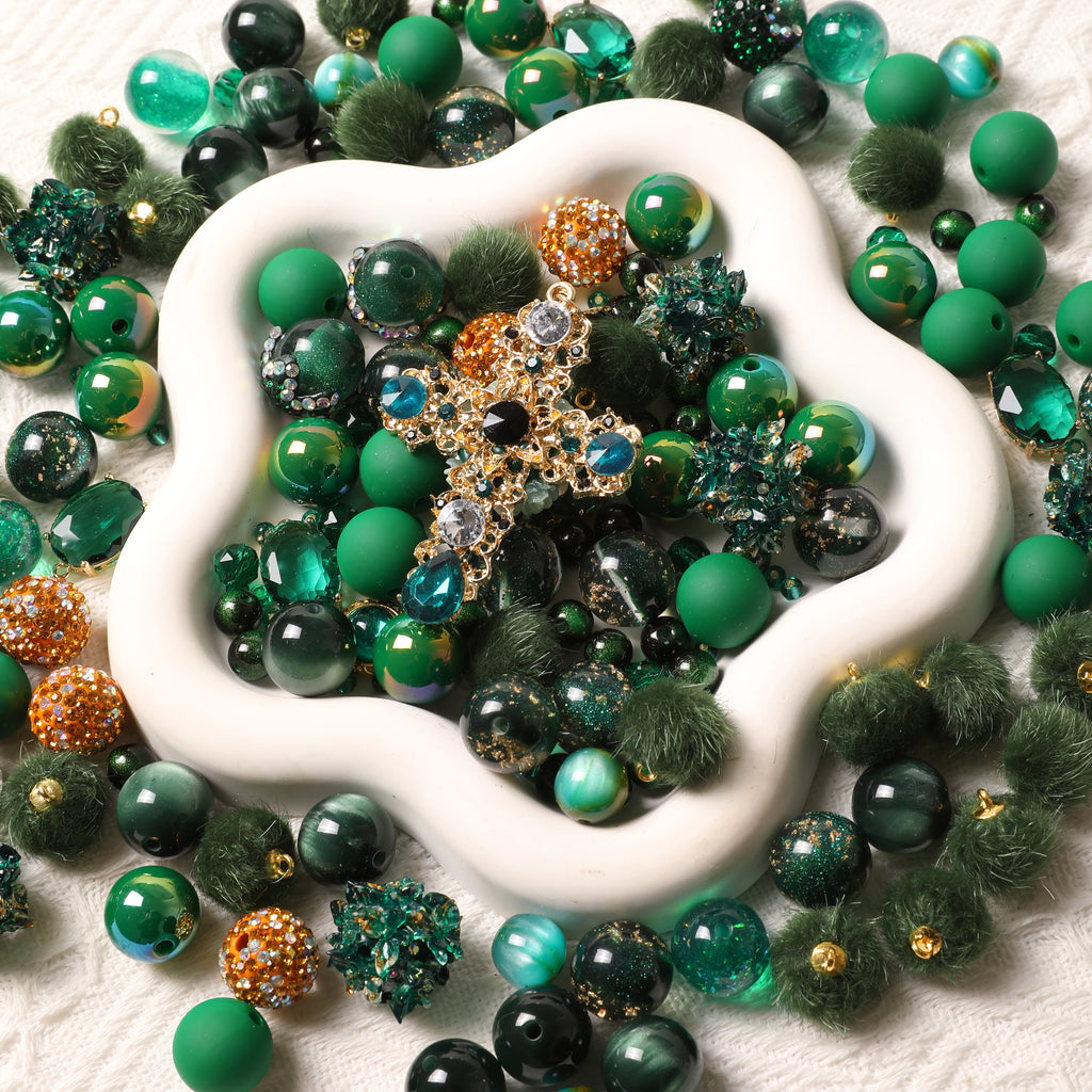【Key Chain/Jewelry/Pen】Live Product- Green Bless