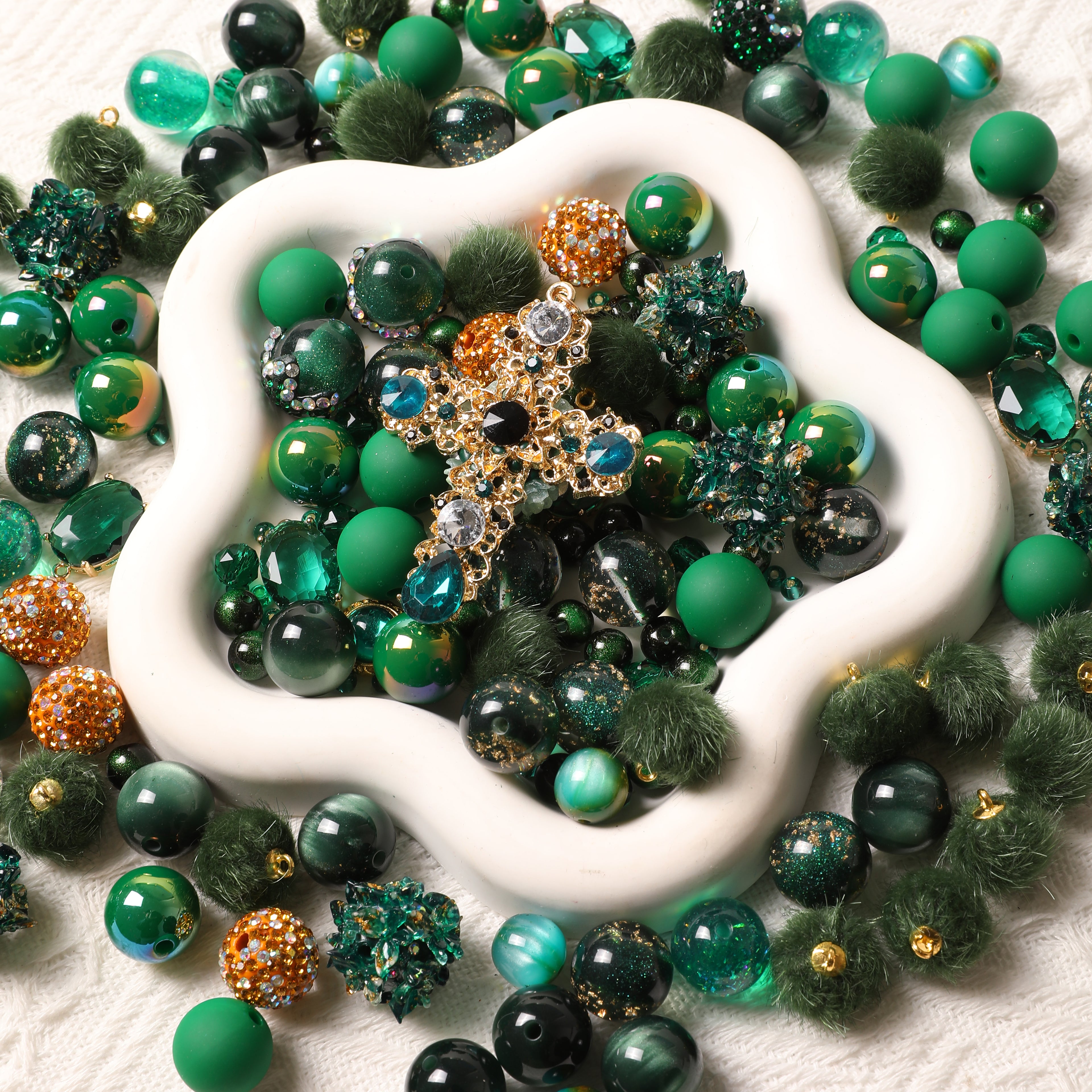 【BOGO】【Key Chain/Jewelry/Pen】Live Product- Green Bless