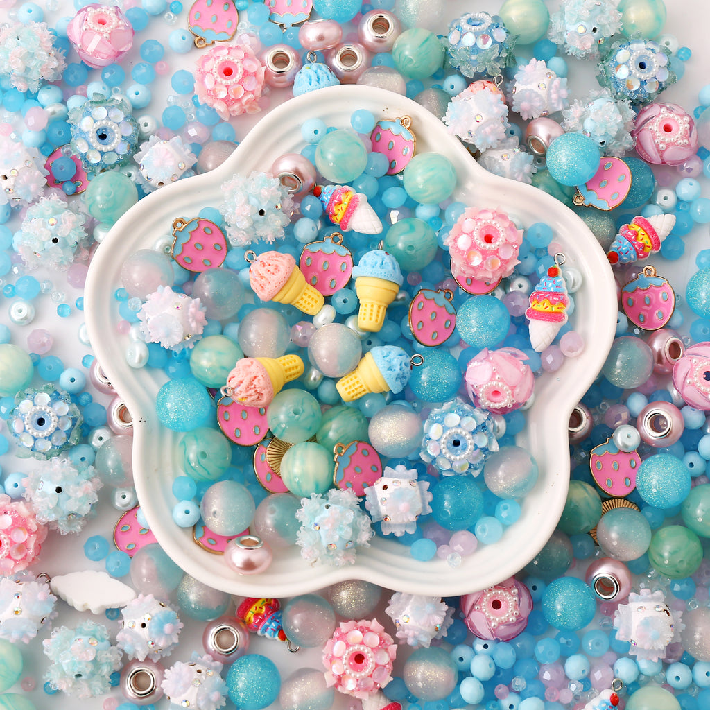 【Key Chain/Jewelry/Pen】Live Product-Mint Ice Cream