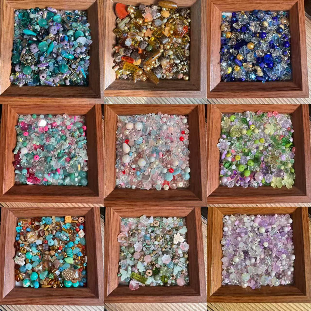【B】【Key Chain/Jewelry】Live Product-Twinkle Seed Beads Mixing