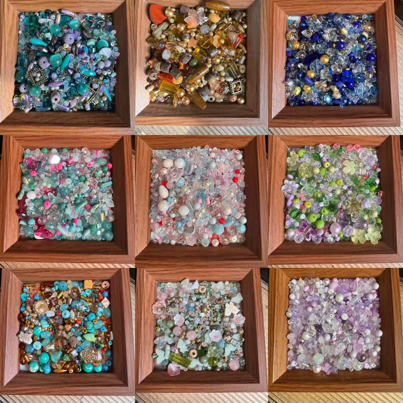 【B】【Key Chain/Jewelry】Live Product-Twinkle Seed Beads Mixing
