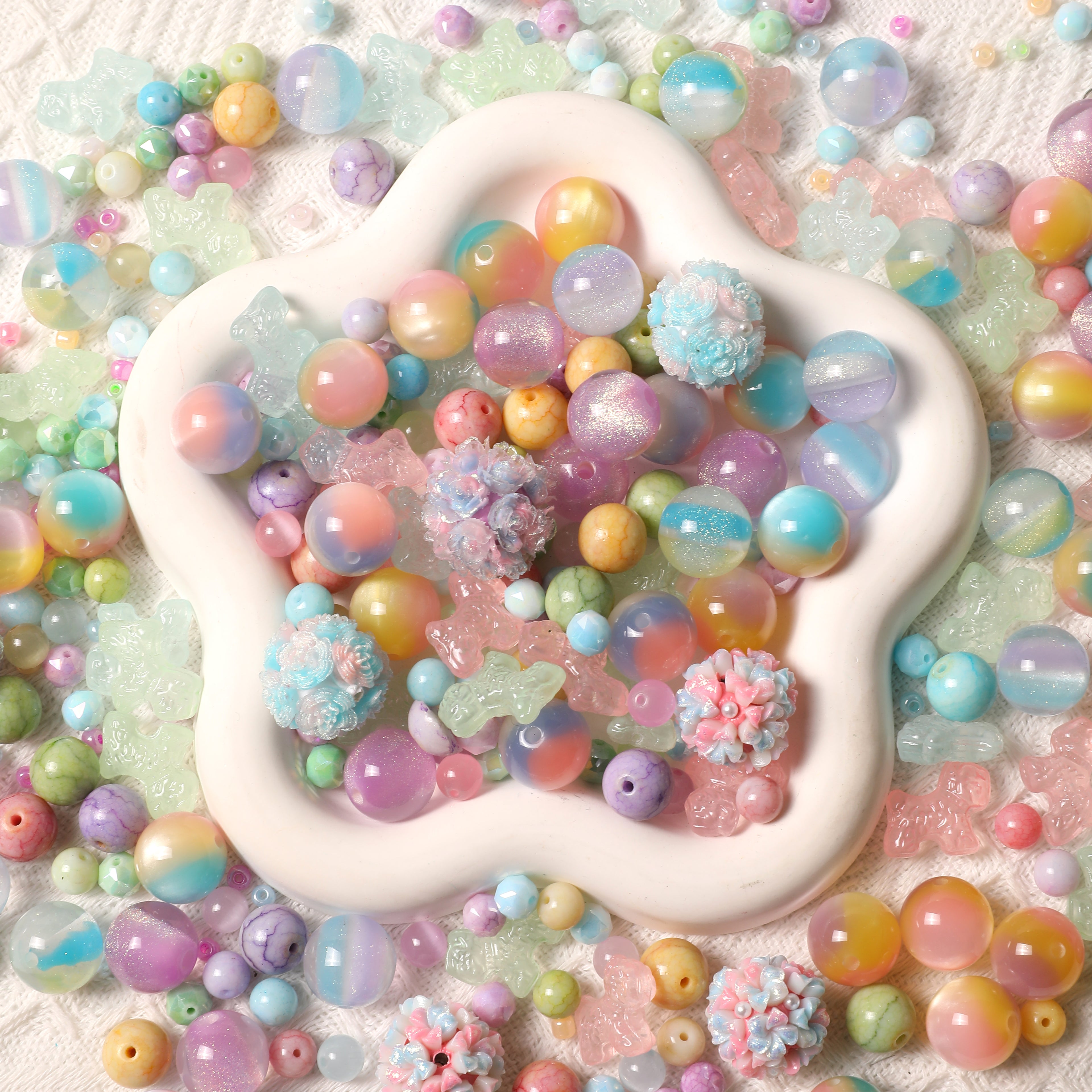 【Key Chain/Jewelry/Pen】Live Product-Macaron Puppy