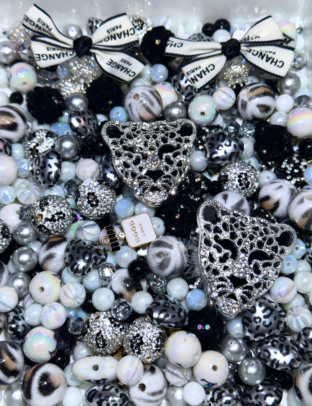 【Key Chain/Jewelry/Pen】Live Product-Snow Lepoard