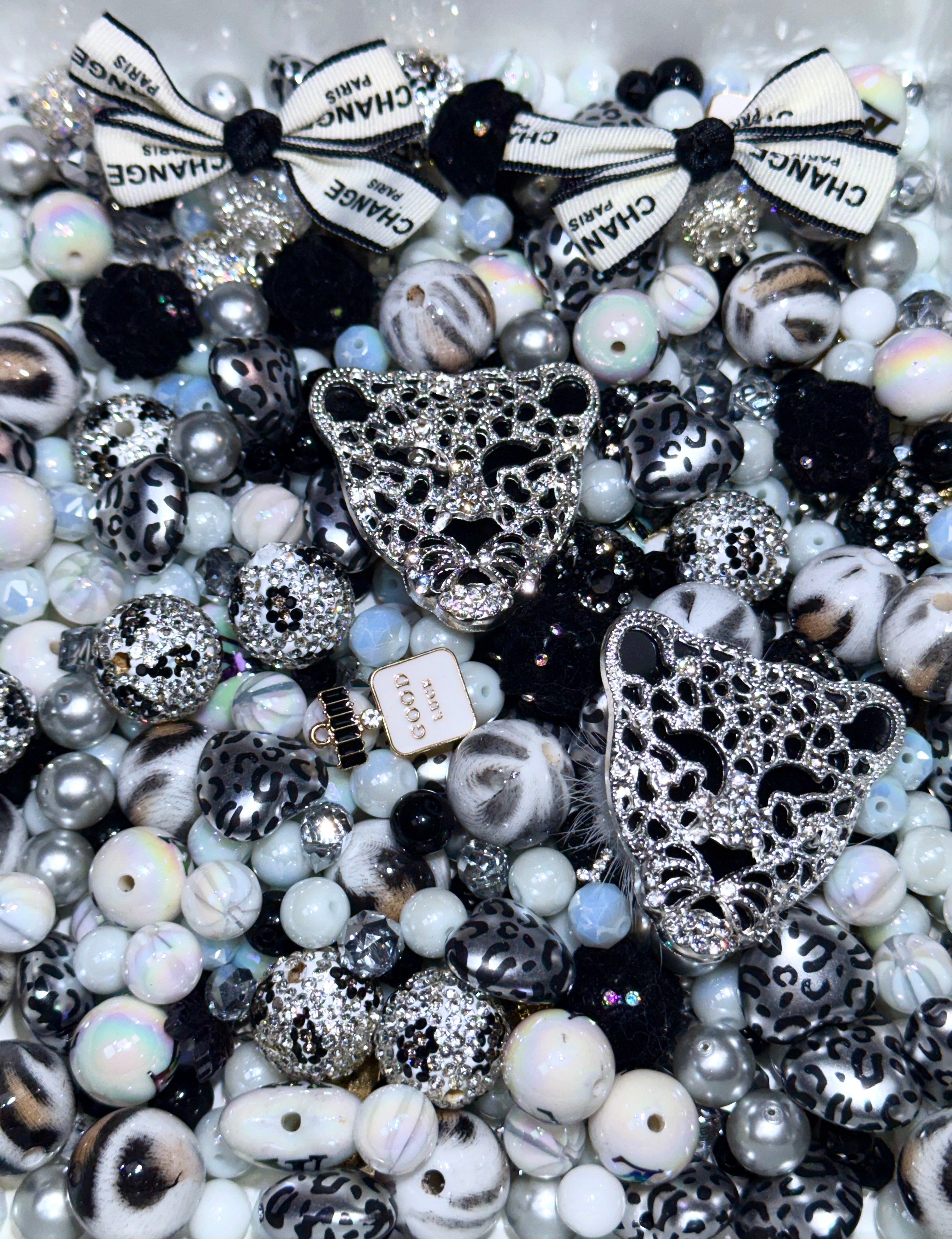 【Key Chain/Jewelry/Pen】Live Product-Snow Lepoard