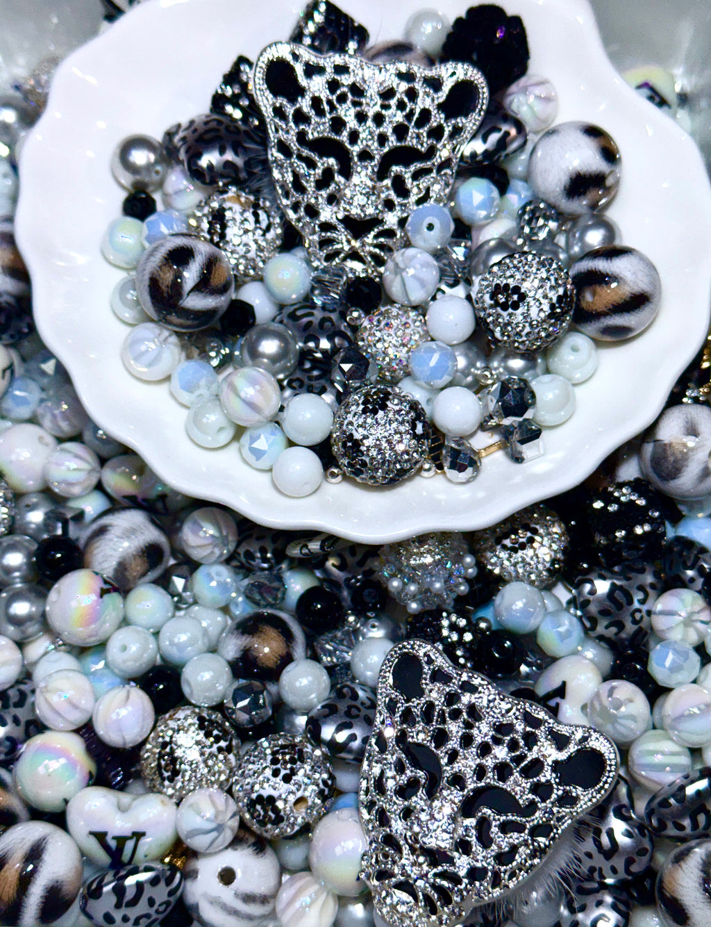 【Key Chain/Jewelry/Pen】Live Product-Snow Lepoard