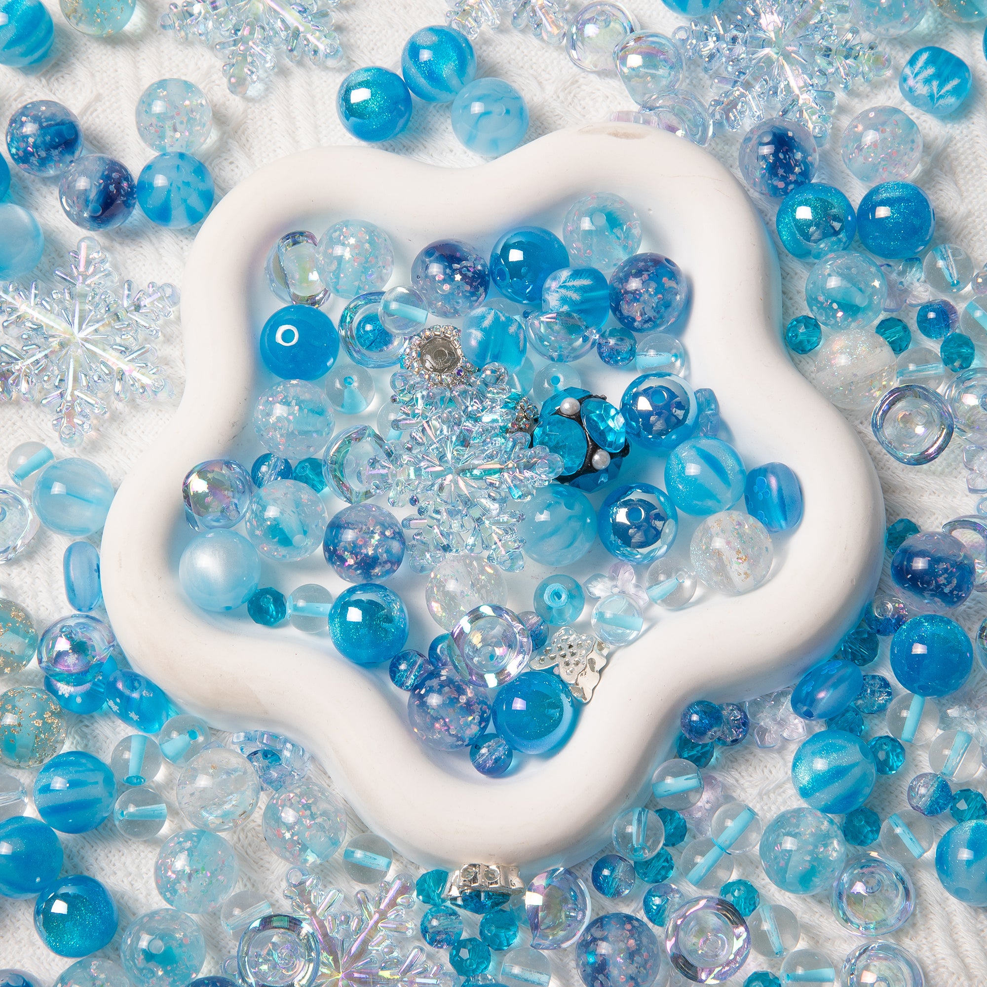 【BOGO】【Key Chain/Jewelry/Pen】Live Product-Blue Winter