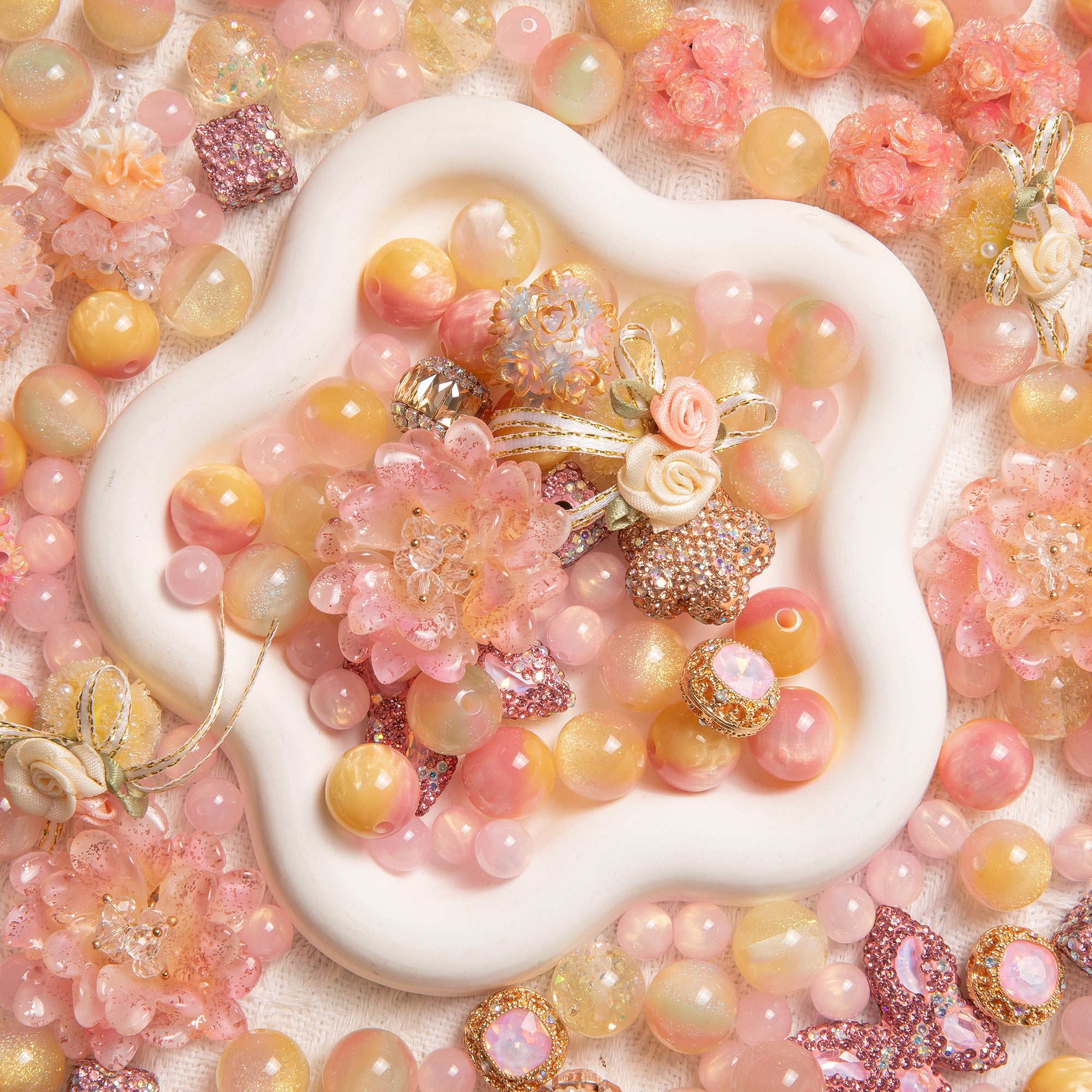 【Key Chain/Jewelry/Pen】Live Product-Sunlit Petal