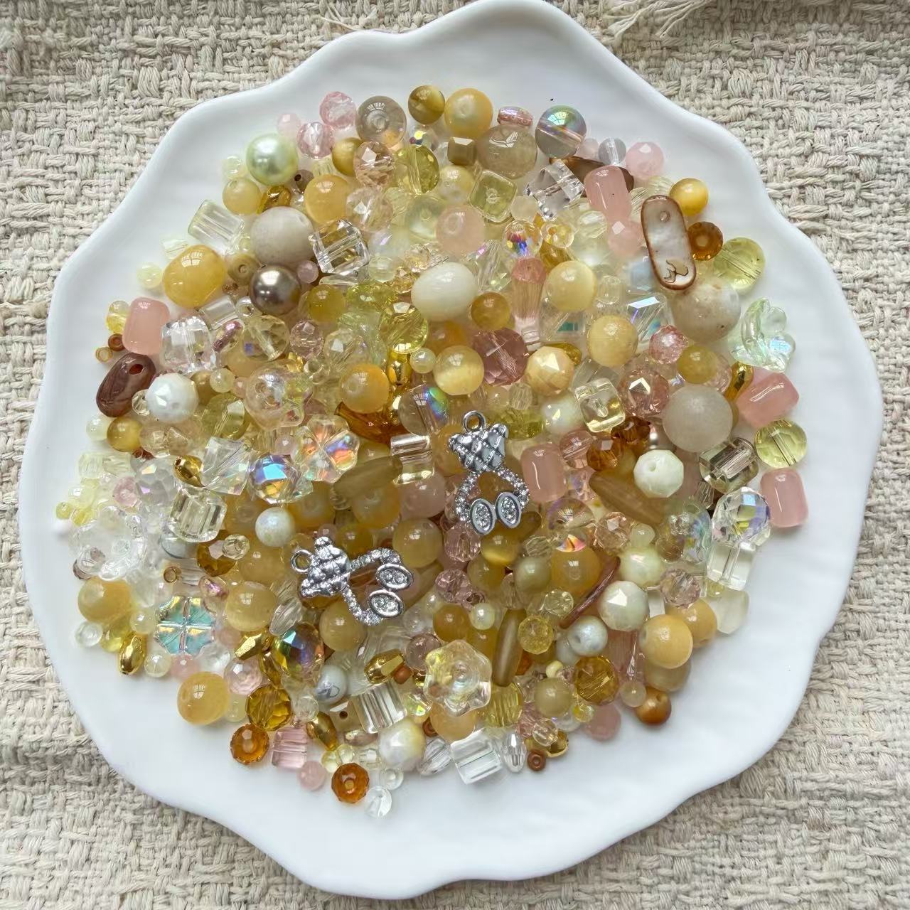 【 NEW 6.30 L】【Key Chain/Jewelry】Live Product-Twinkle Seed Beads Mixing