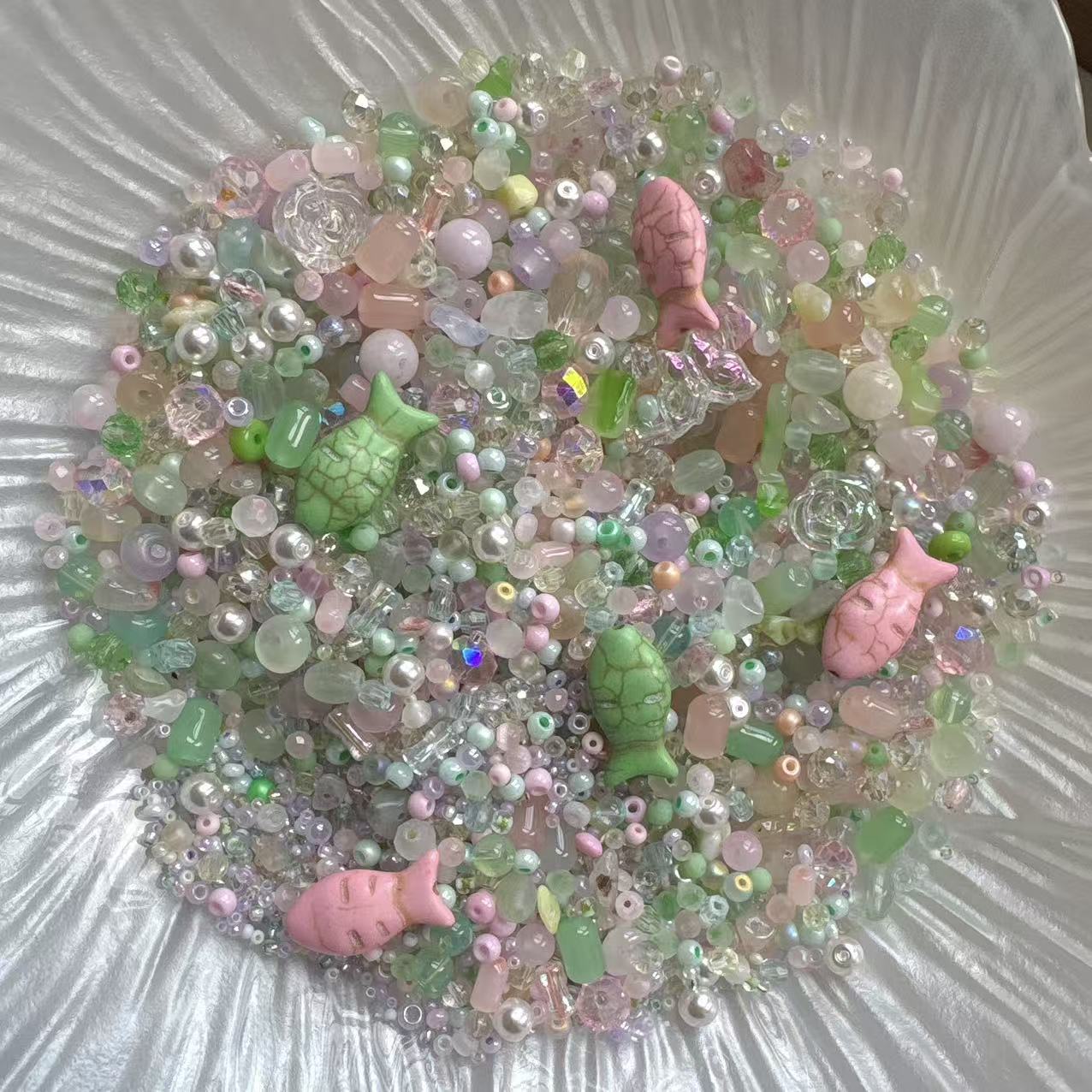 【6.14 H】【Key Chain/Jewelry】Live Product-Twinkle Seed Beads Mixing