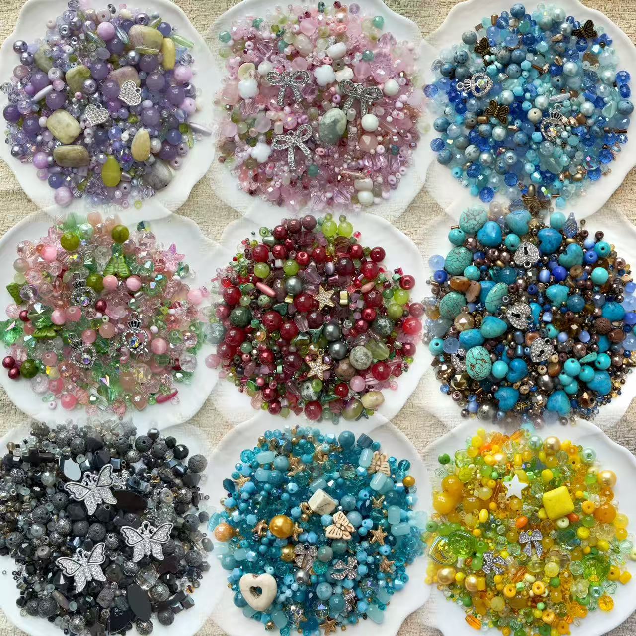 【 NEW 6.28 K】【Key Chain/Jewelry】Live Product-Twinkle Seed Beads Mixing