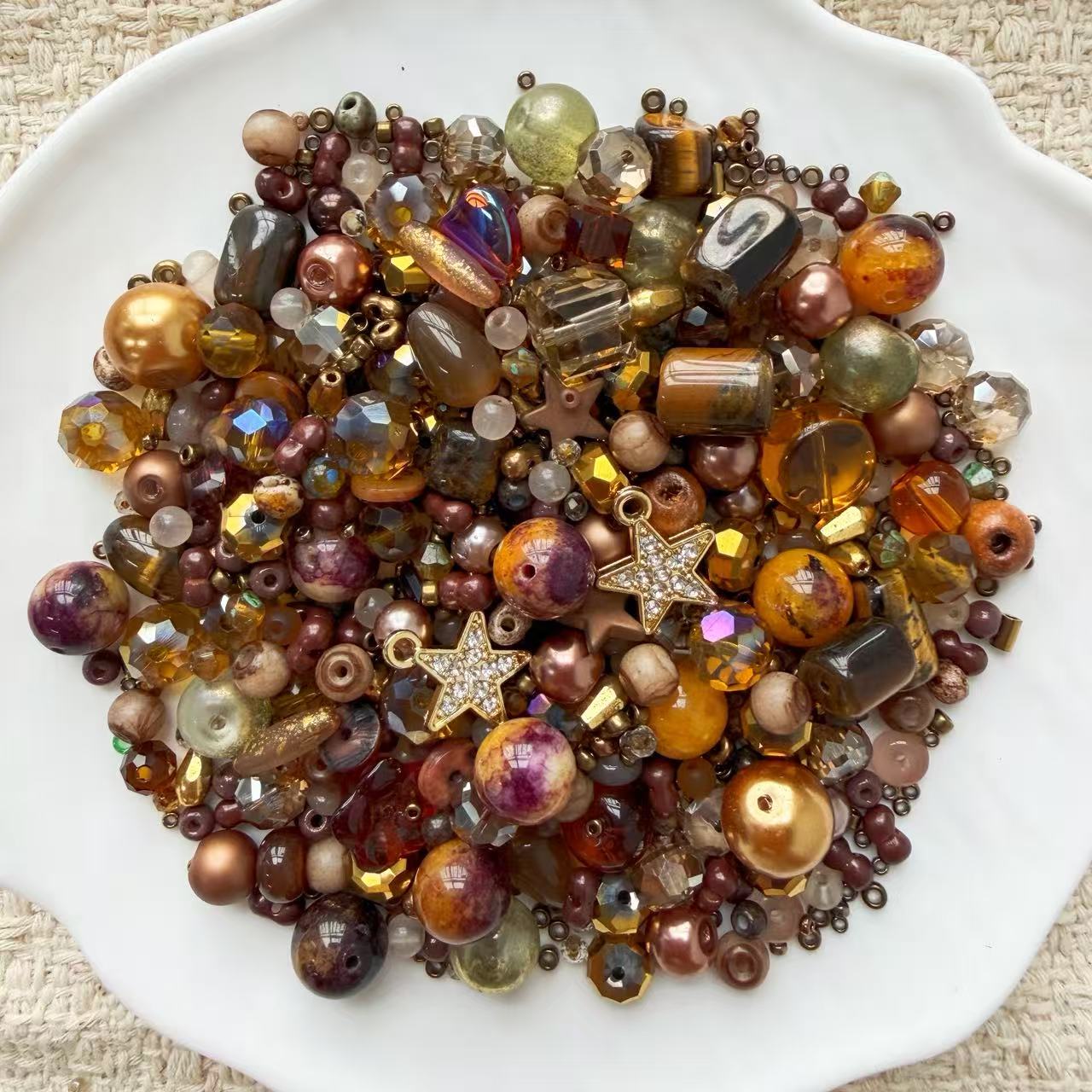 【 NEW 6.30 L】【Key Chain/Jewelry】Live Product-Twinkle Seed Beads Mixing