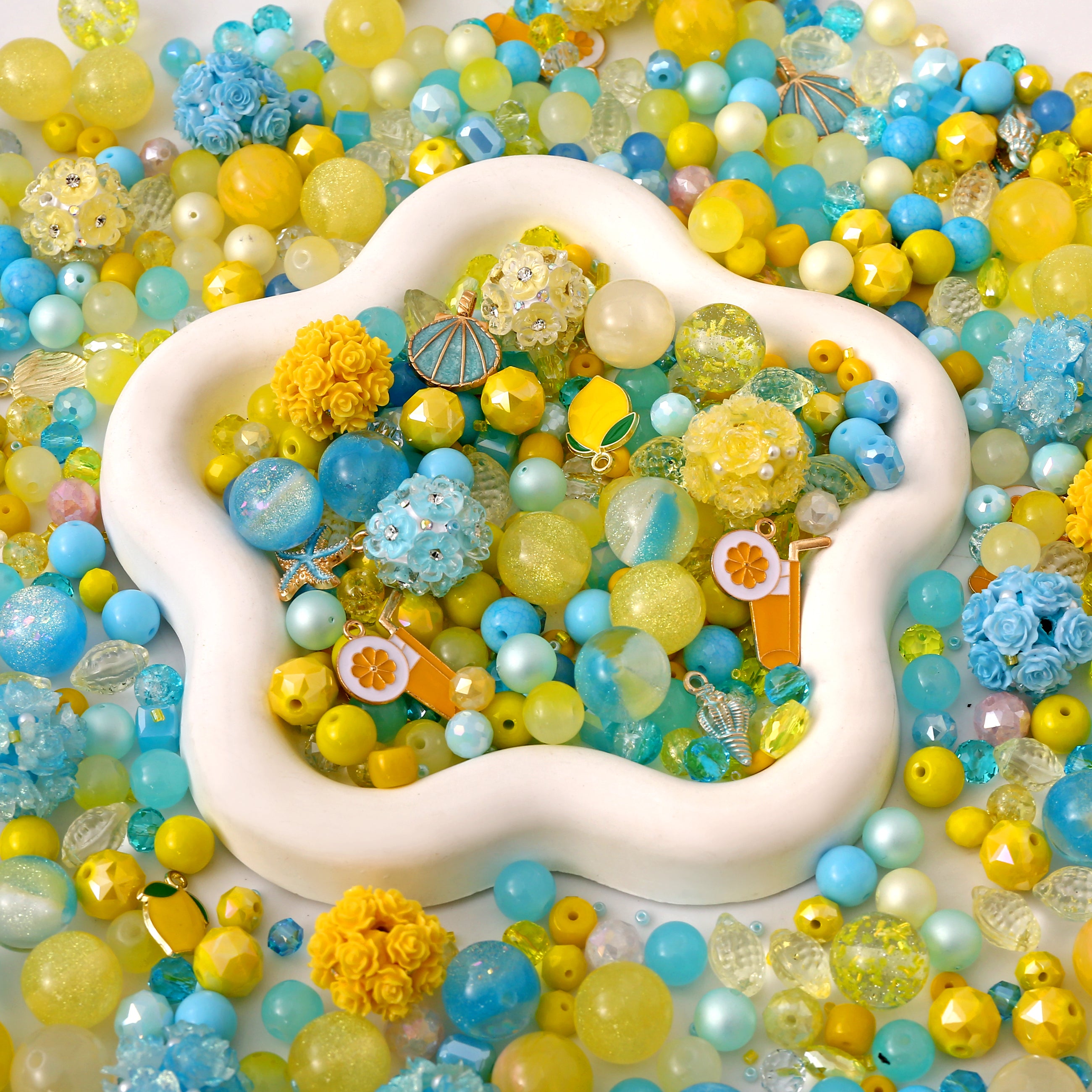 【Key Chain/Jewelry/Pen】Live Product-Sea Salt Lemon