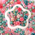 【Key Chain/Jewelry/Pen】Live Product-Pastel Meadow