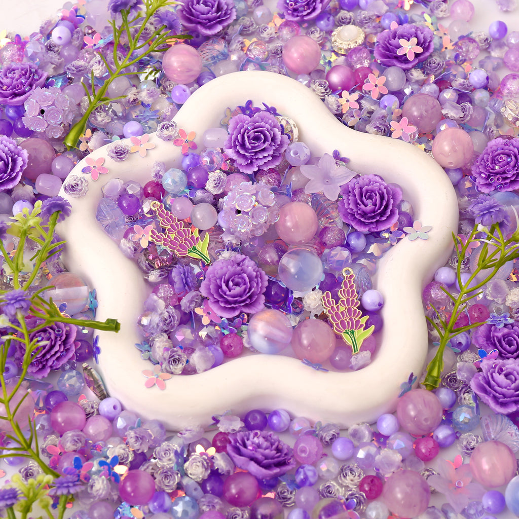 【Key Chain/Jewelry】Live Product-Violet Mixing