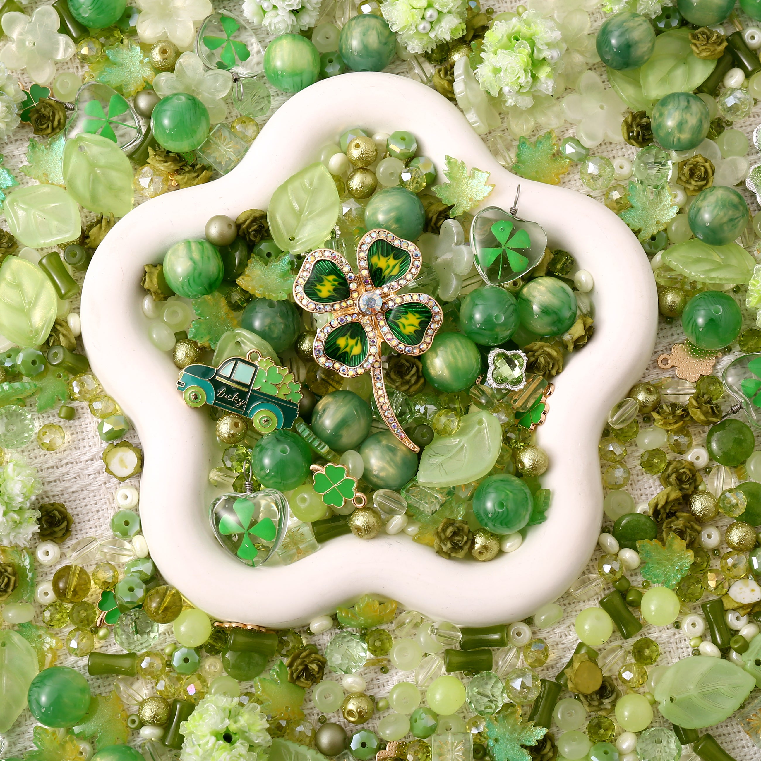【Chain/Jewelry/Pen】Live Product- Lucky Clover Mixing