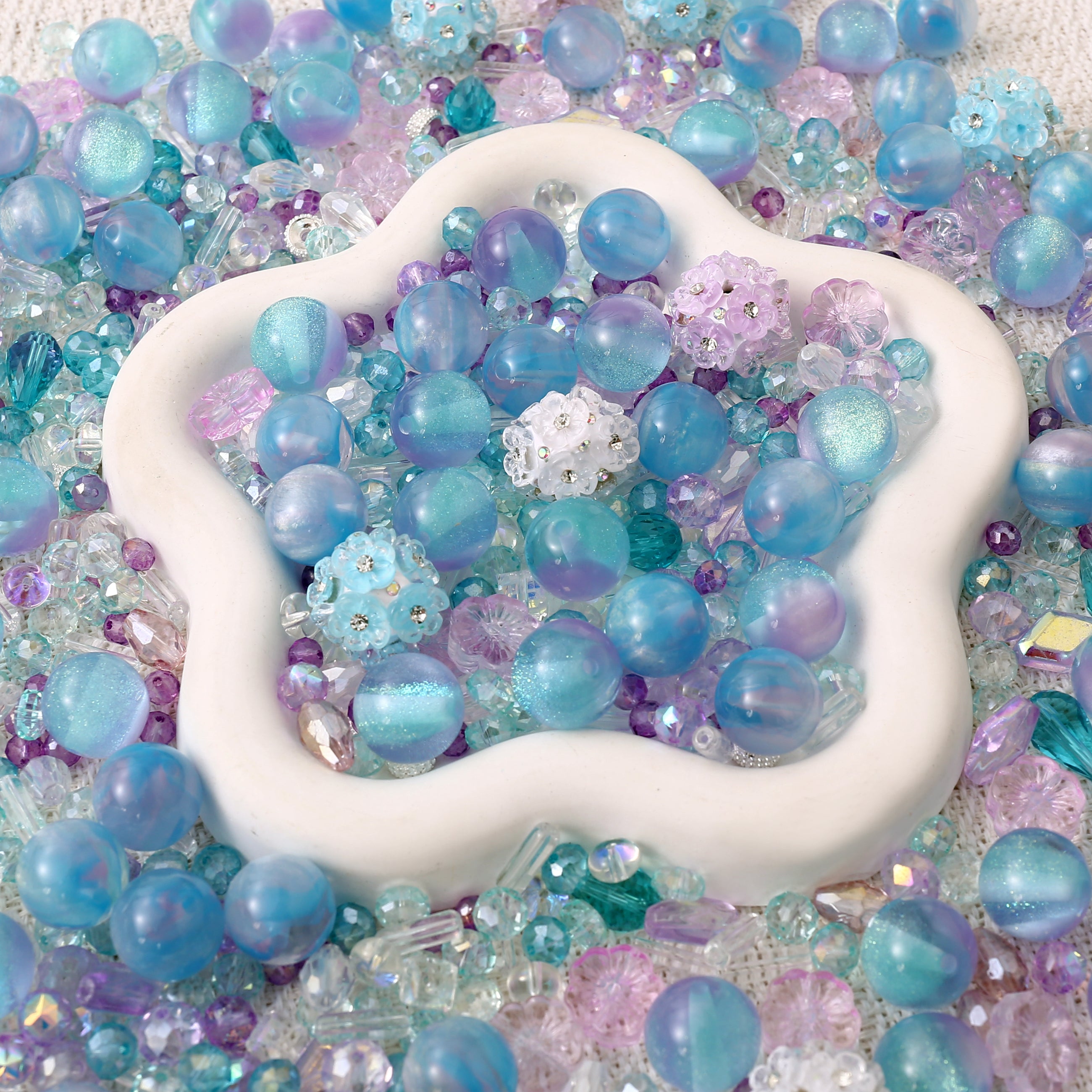 【NEW】【Chain/Jewelry/Pen】Live Product-Aqua Lilac Mixing