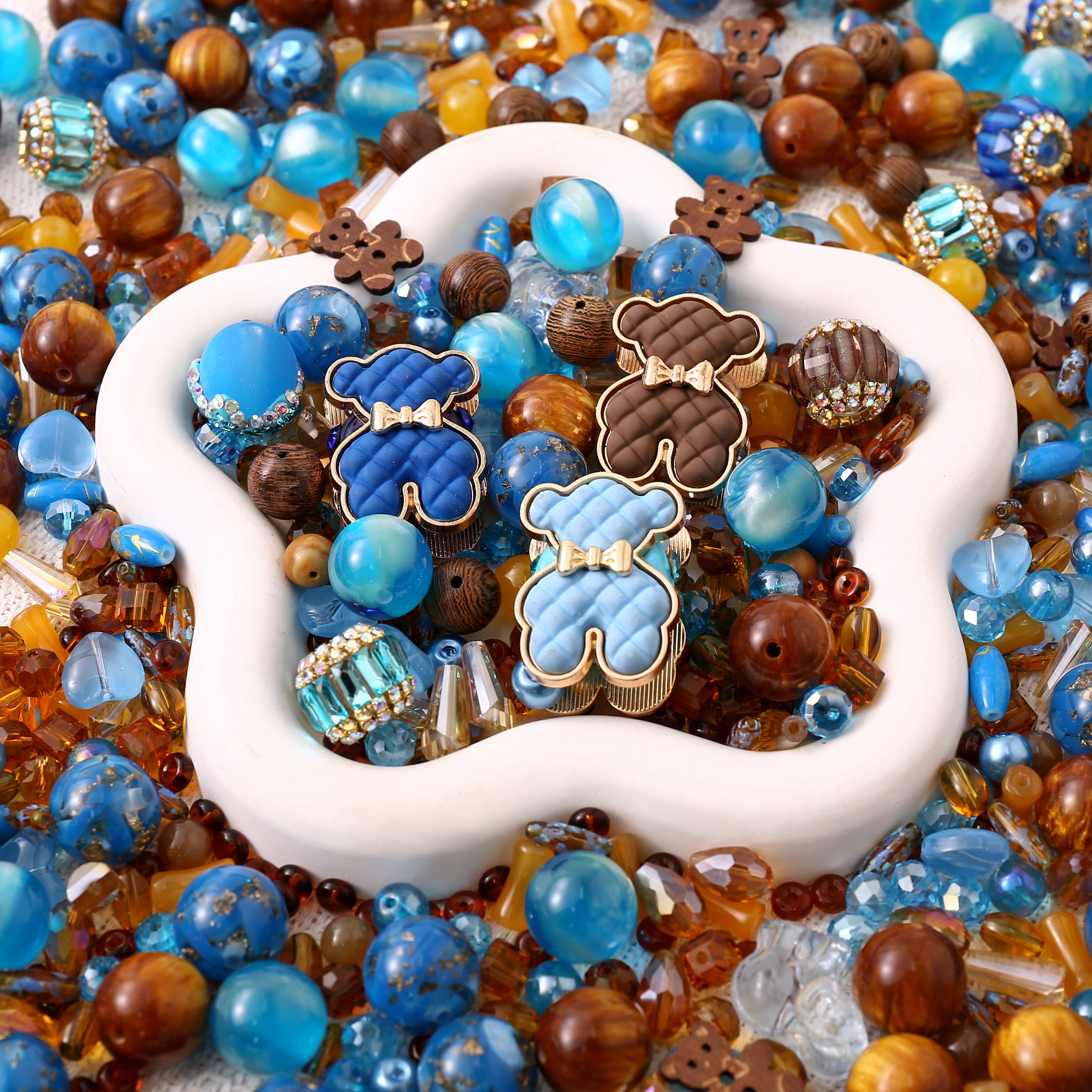 【NEW】【Chain/Jewelry/Pen】Live Product-Teddy Bear Mixing