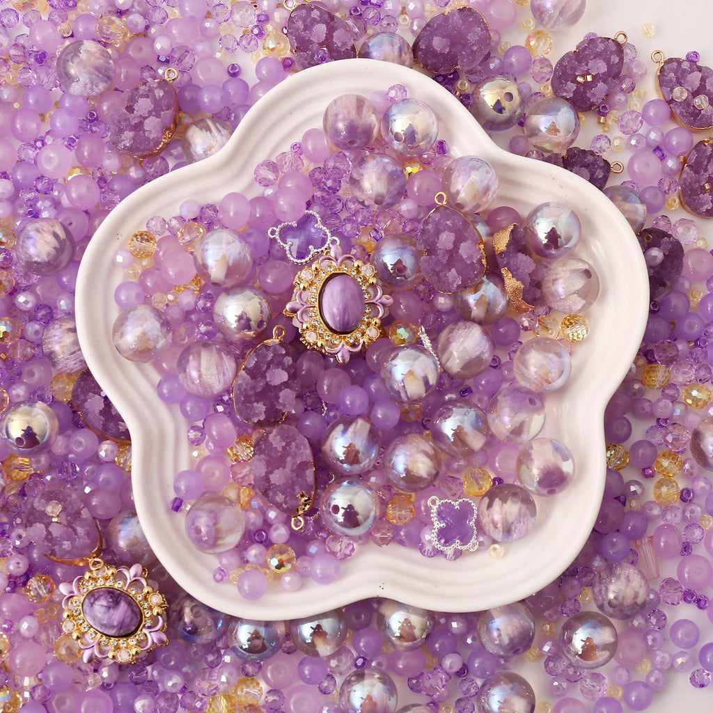 【Key Chain/Jewelry/Pen】Live Product-Purple Aurora