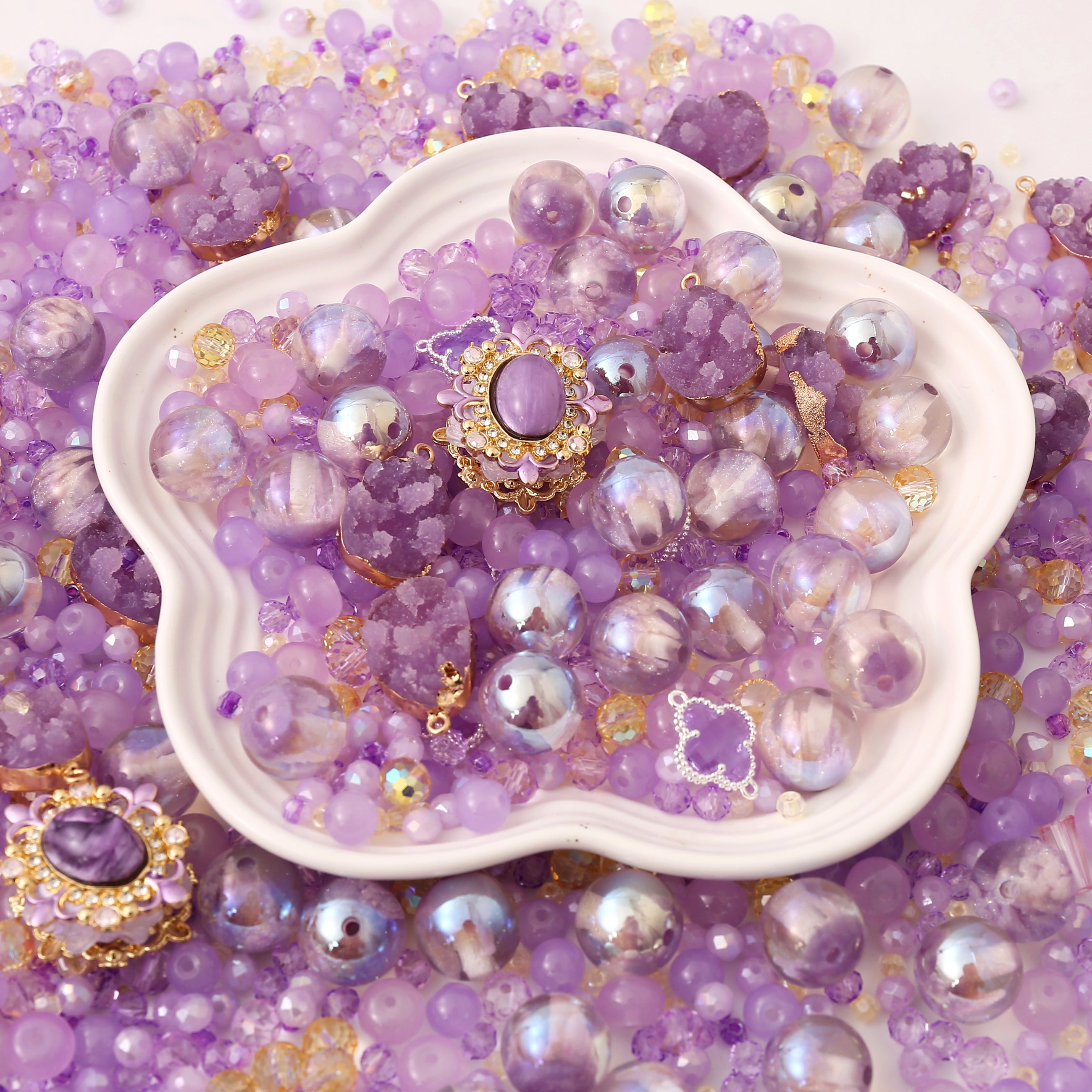 【Key Chain/Jewelry/Pen】Live Product-Purple Aurora