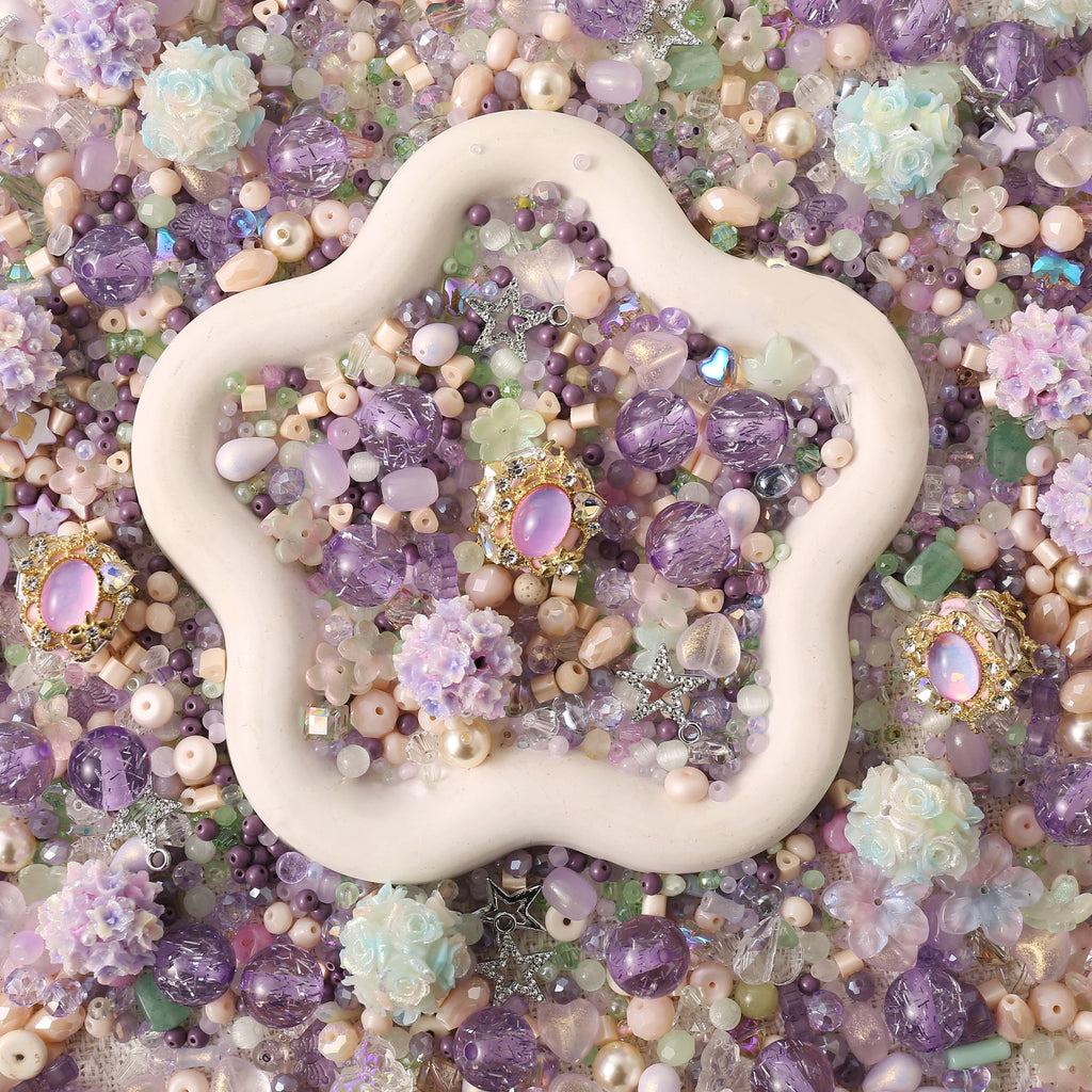 【NEW】【Chain/Jewelry/Pen】Live Product-Purple Petal Dream