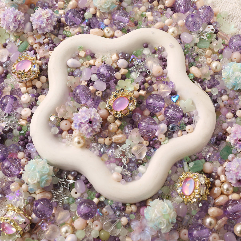【NEW】【Chain/Jewelry/Pen】Live Product-Purple Petal Dream