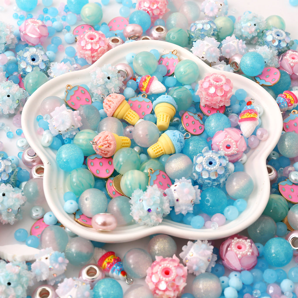 【Key Chain/Jewelry/Pen】Live Product-Mint Ice Cream