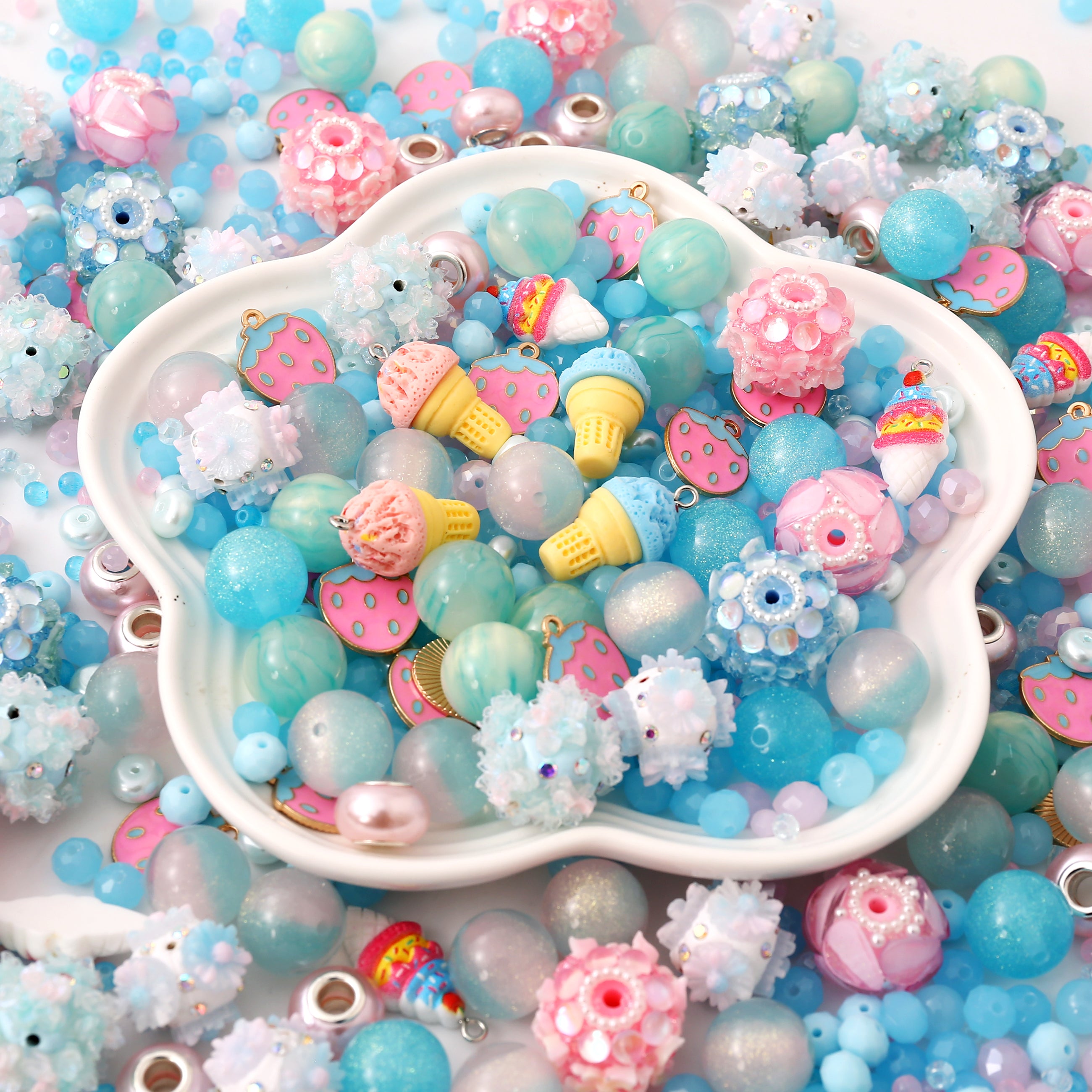 【Key Chain/Jewelry/Pen】Live Product-Mint Ice Cream