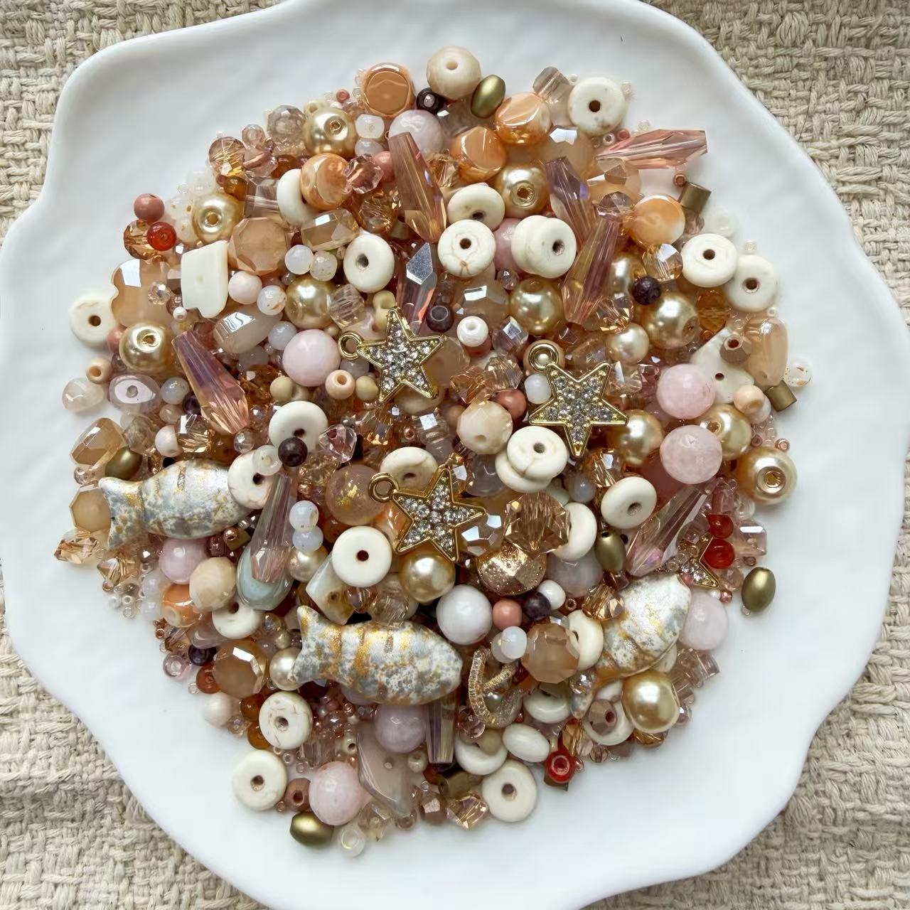 【 NEW 7.1 M】【Key Chain/Jewelry】Live Product-Twinkle Seed Beads Mixing