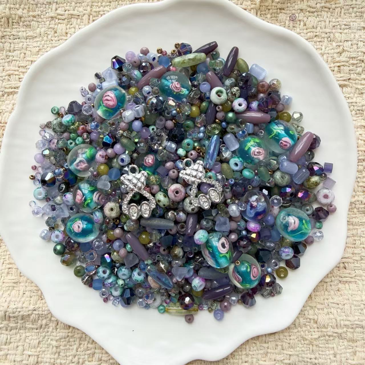 【 NEW 7.1 M】【Key Chain/Jewelry】Live Product-Twinkle Seed Beads Mixing