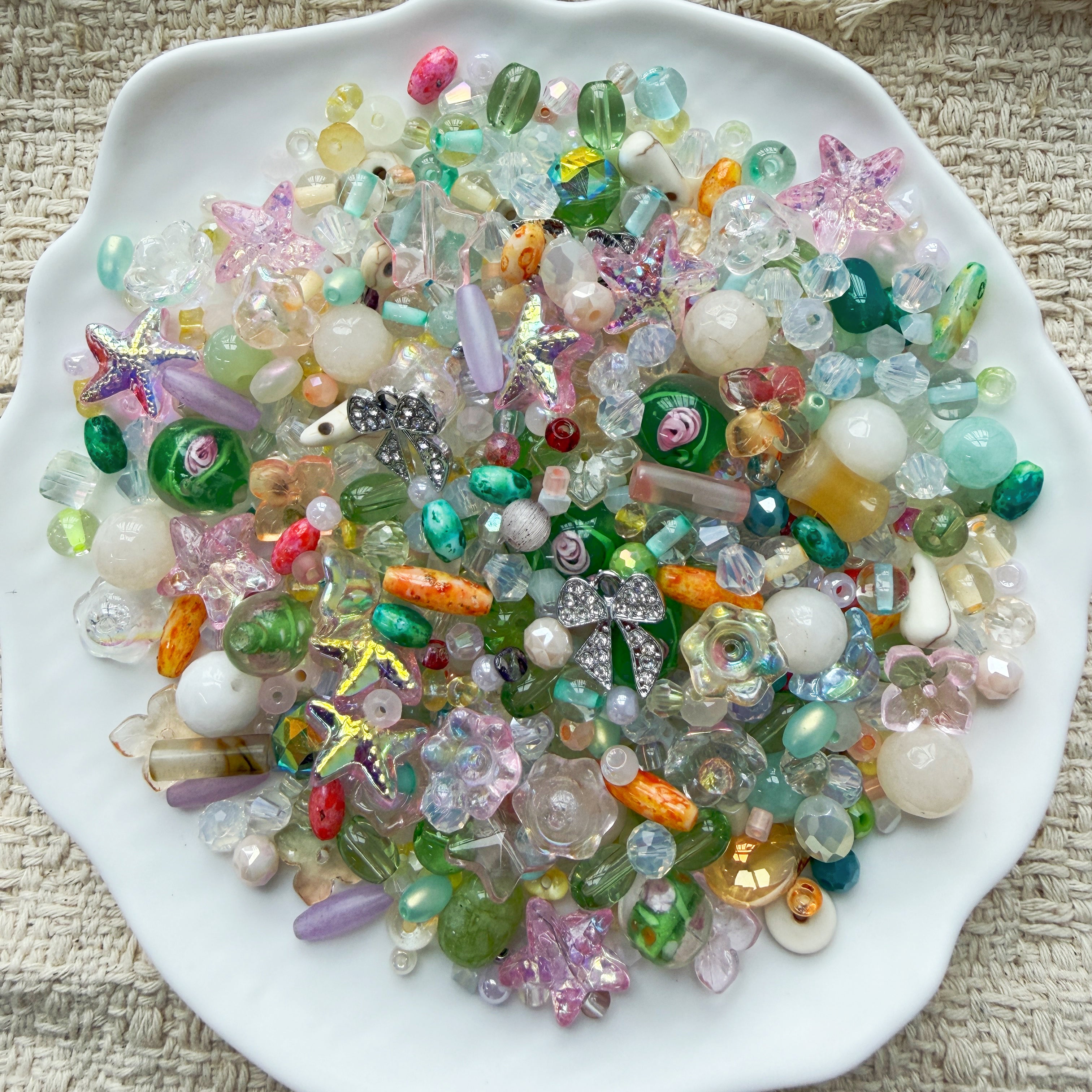【 O 7.11】【Key Chain/Jewelry】Live Product-Twinkle Seed Beads Mixing
