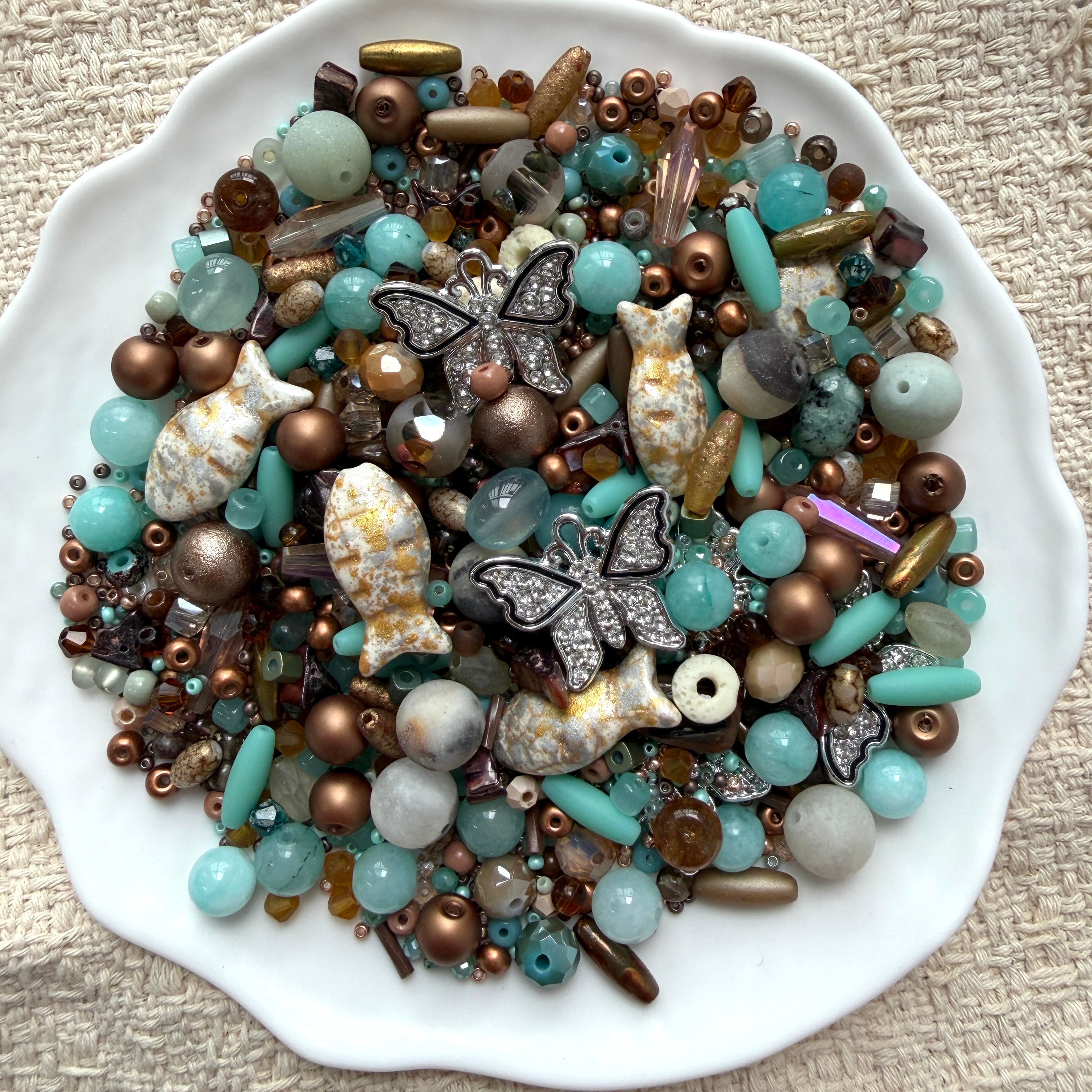 【 O 7.11】【Key Chain/Jewelry】Live Product-Twinkle Seed Beads Mixing