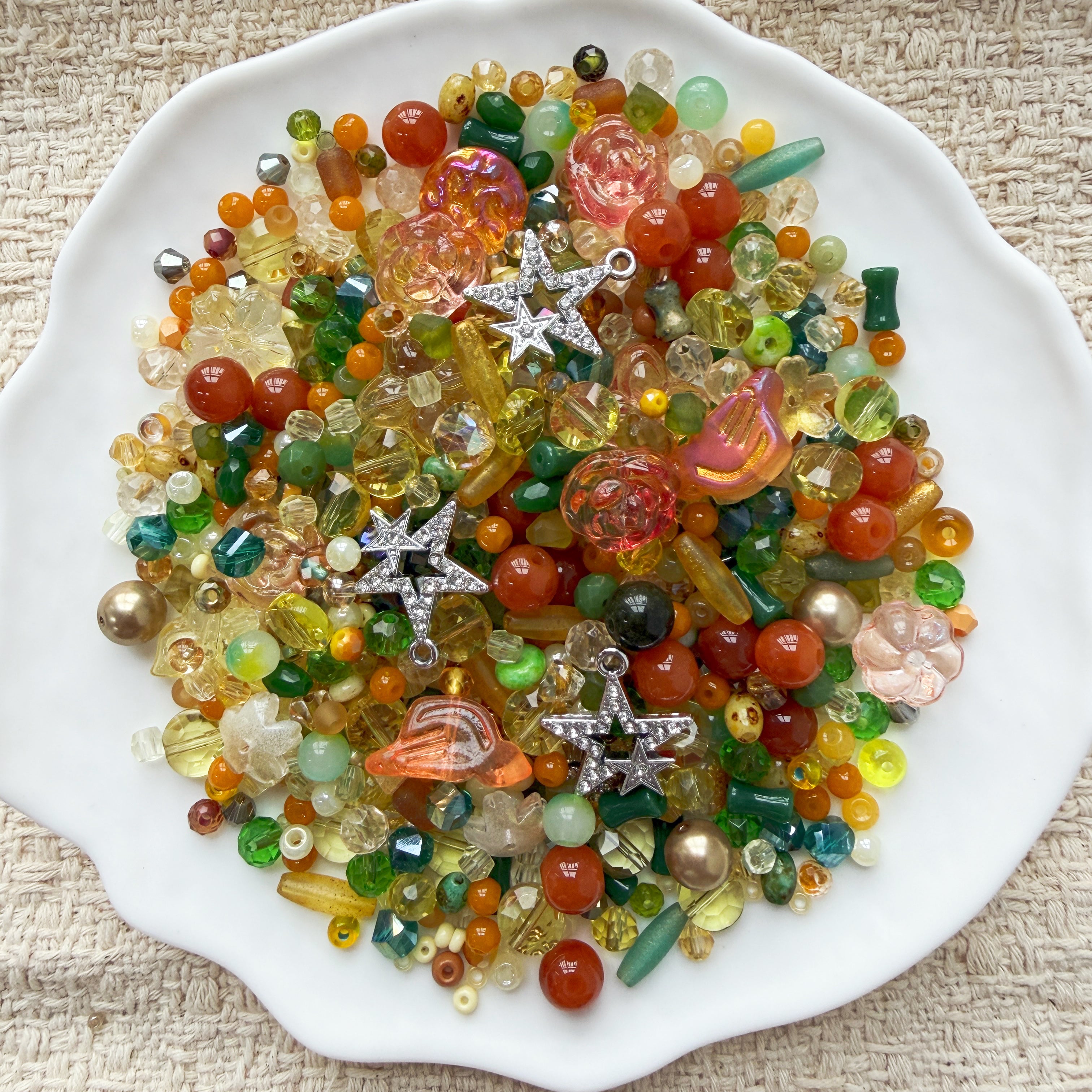 【 O 7.11】【Key Chain/Jewelry】Live Product-Twinkle Seed Beads Mixing