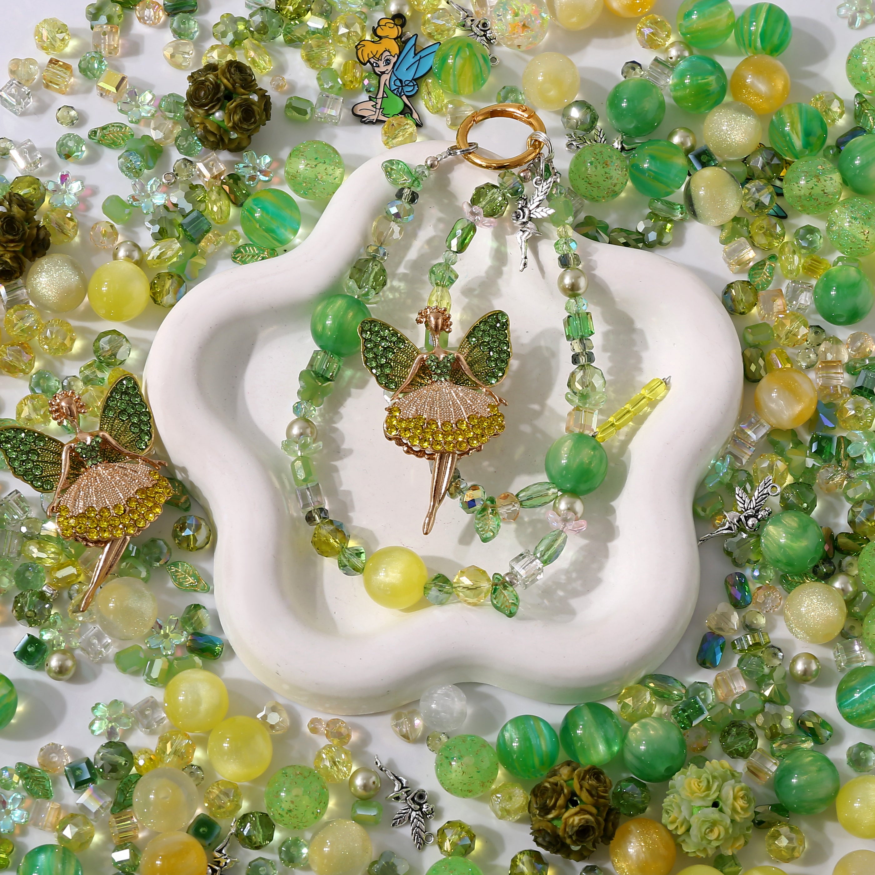 【NEW】【Key Chain/Jewelry/Pen】Live Product-Green Fairy