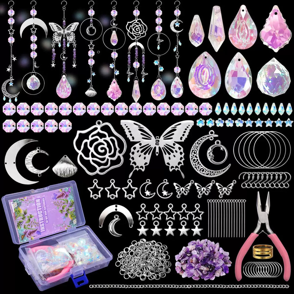 【NEW】【Off live Packing 】Sun Catcher Kit Rose Butterfly