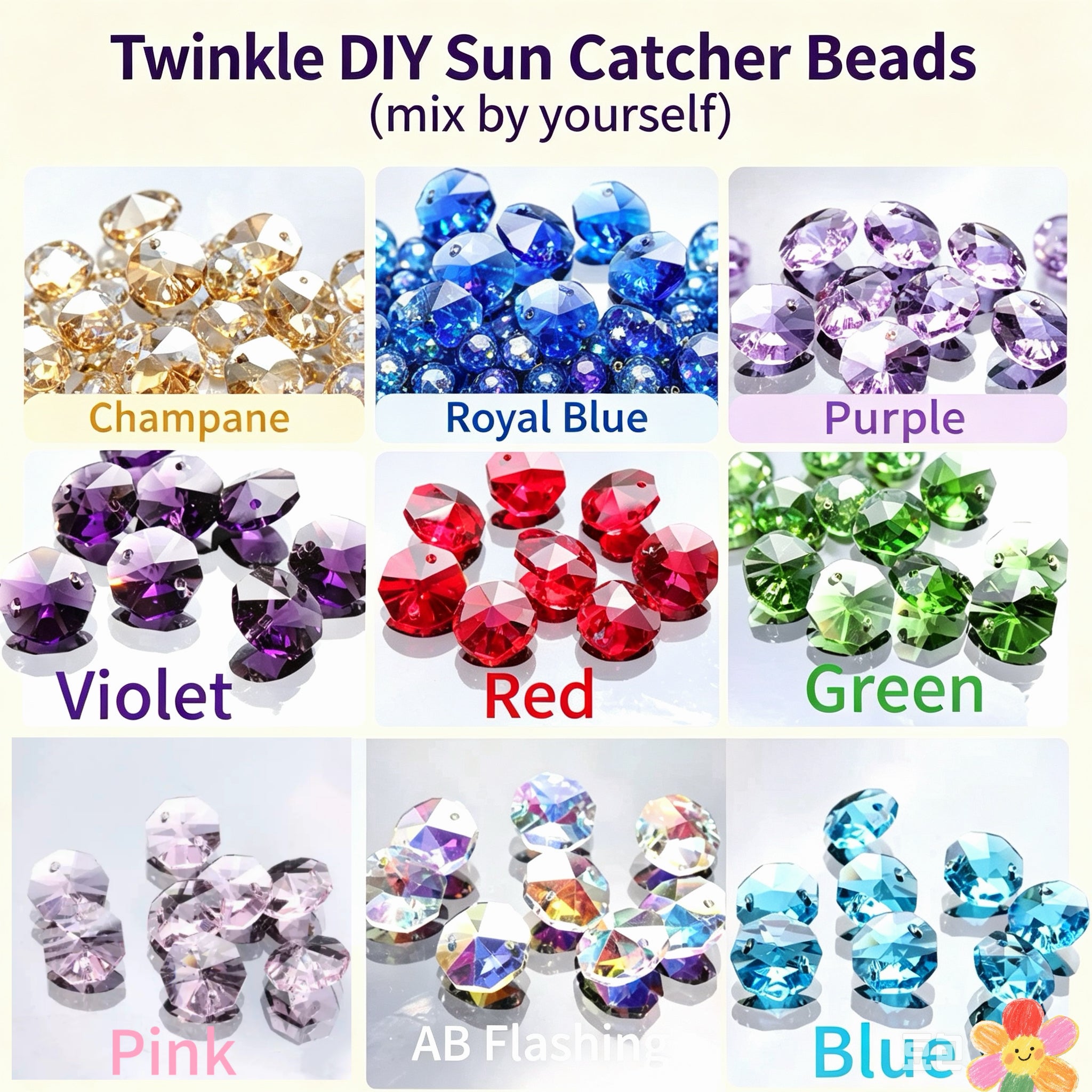 【Sun Catcher Day】Sun Catcher Beads Mix by yourself