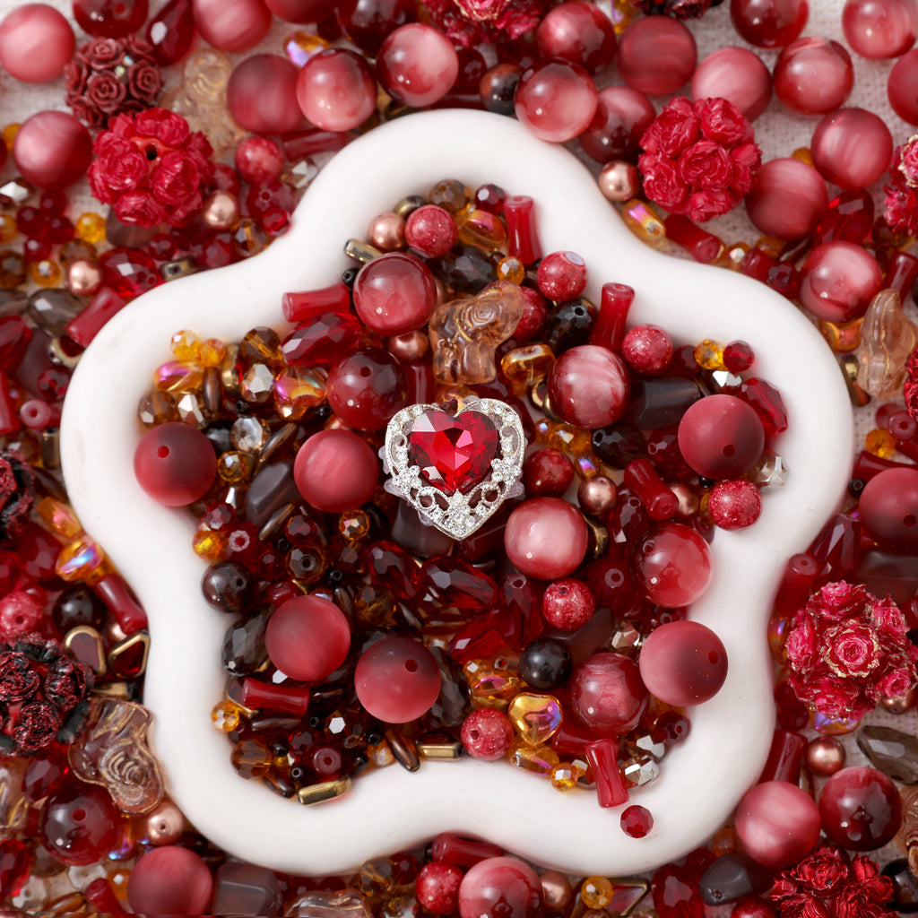 【NEW】【Chain/Jewelry/Pen】Live Product-Burgundy Ruby