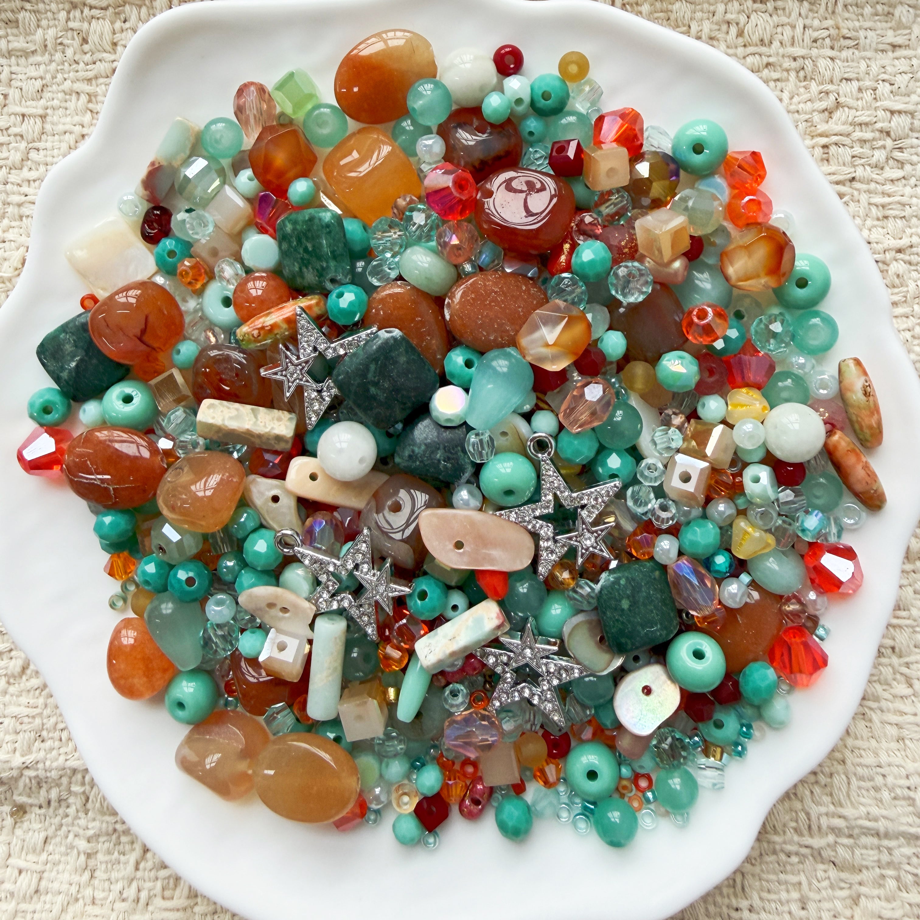【 O 7.11】【Key Chain/Jewelry】Live Product-Twinkle Seed Beads Mixing