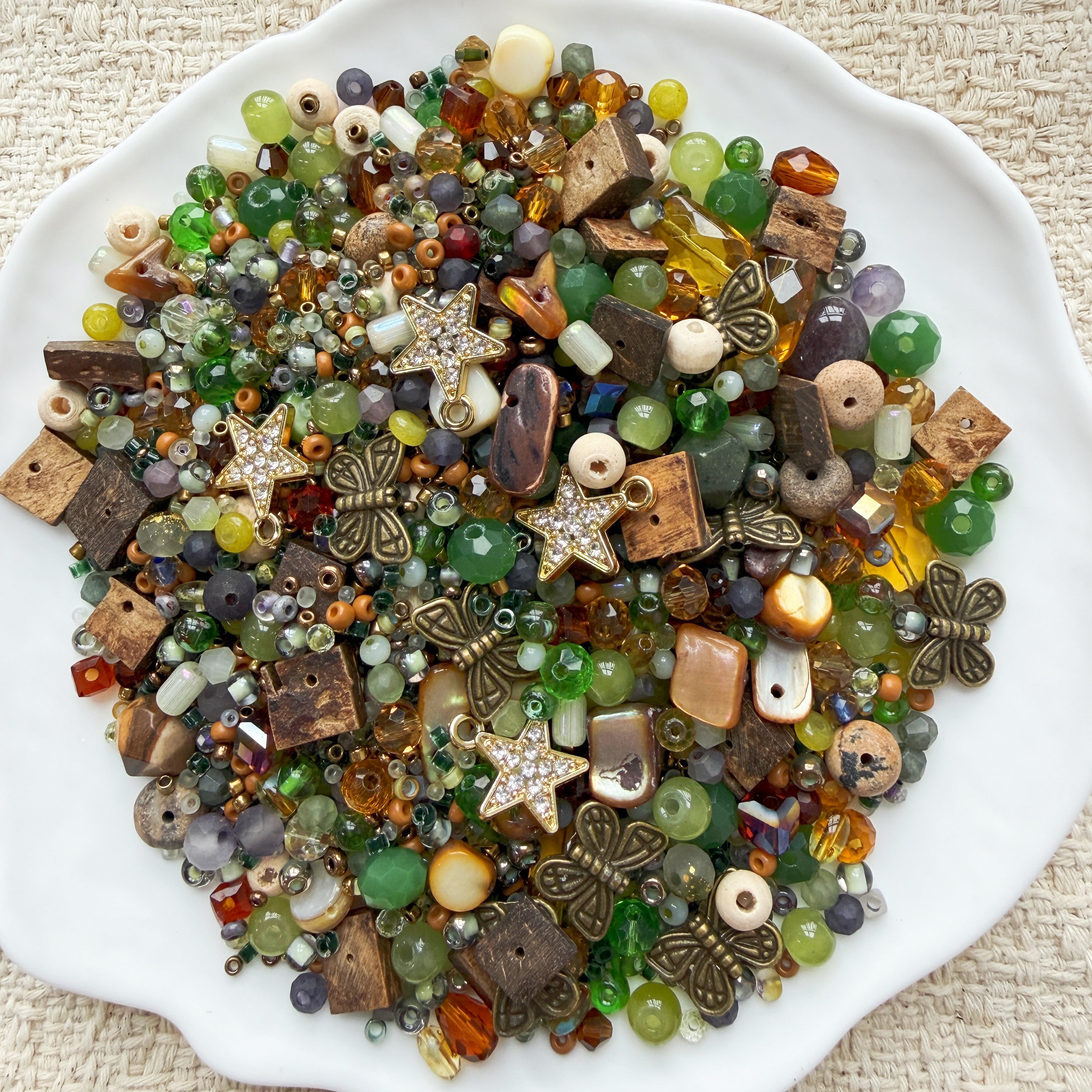 【 O 7.11】【Key Chain/Jewelry】Live Product-Twinkle Seed Beads Mixing