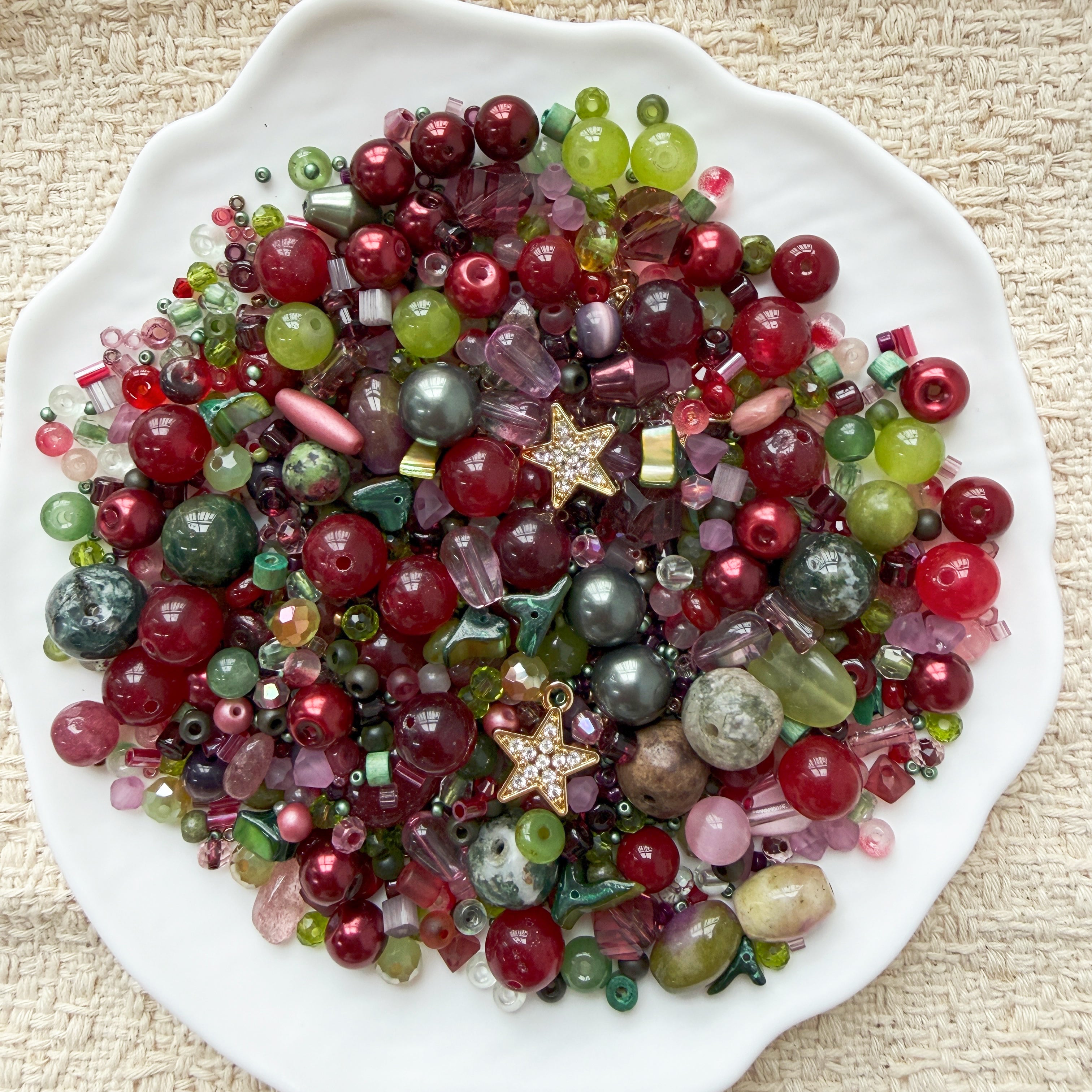 【 NEW 6.28 K】【Key Chain/Jewelry】Live Product-Twinkle Seed Beads Mixing
