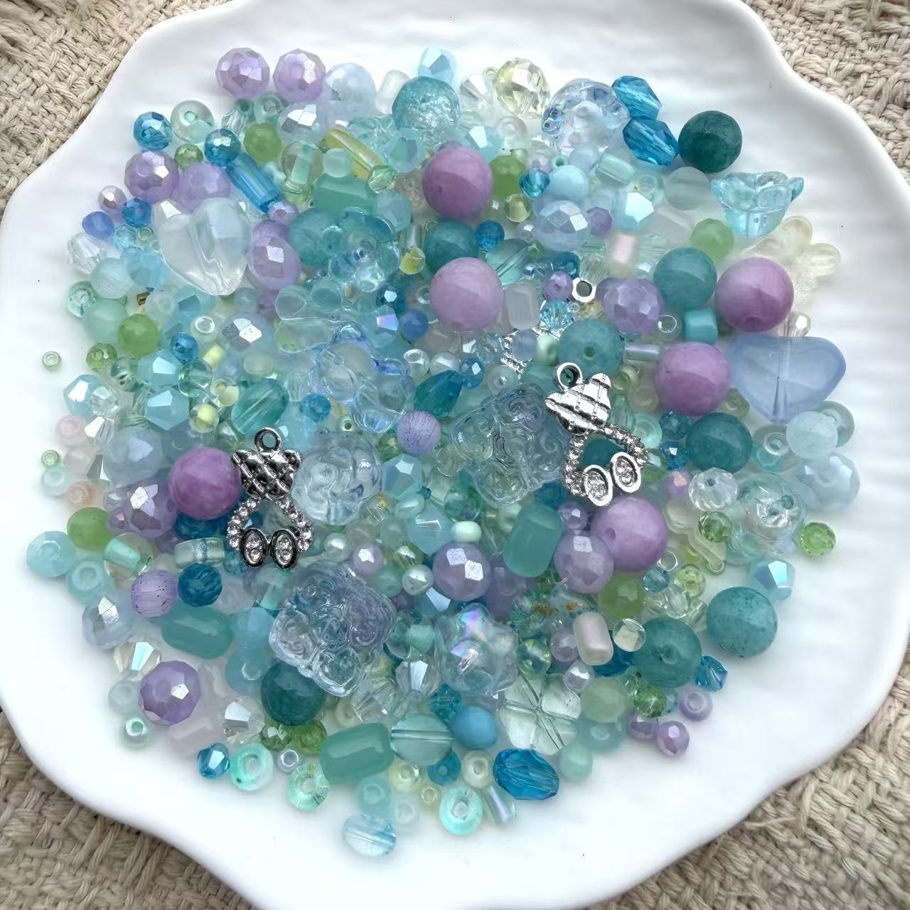 【 NEW 6.30 L】【Key Chain/Jewelry】Live Product-Twinkle Seed Beads Mixing