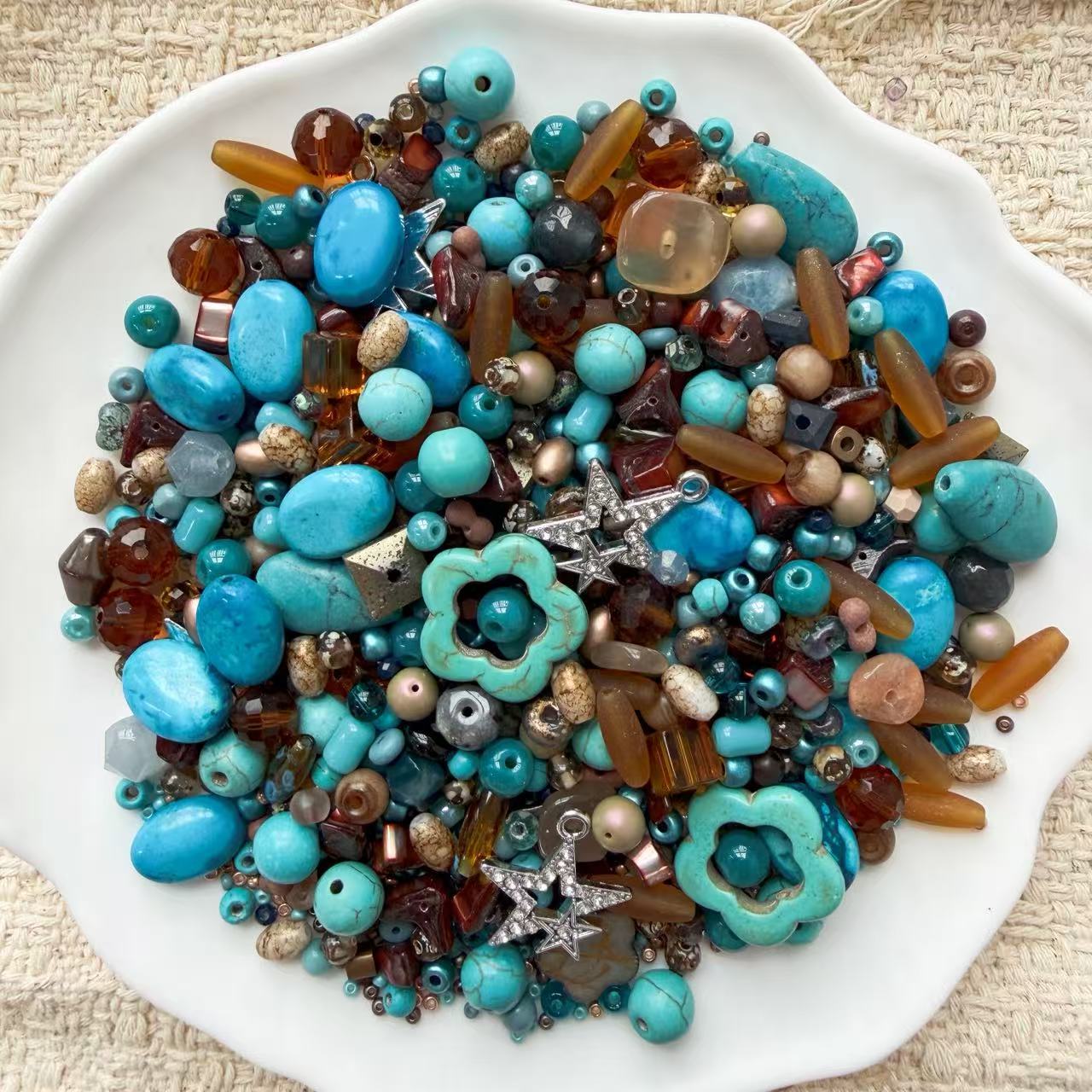 【 NEW 6.30 L】【Key Chain/Jewelry】Live Product-Twinkle Seed Beads Mixing